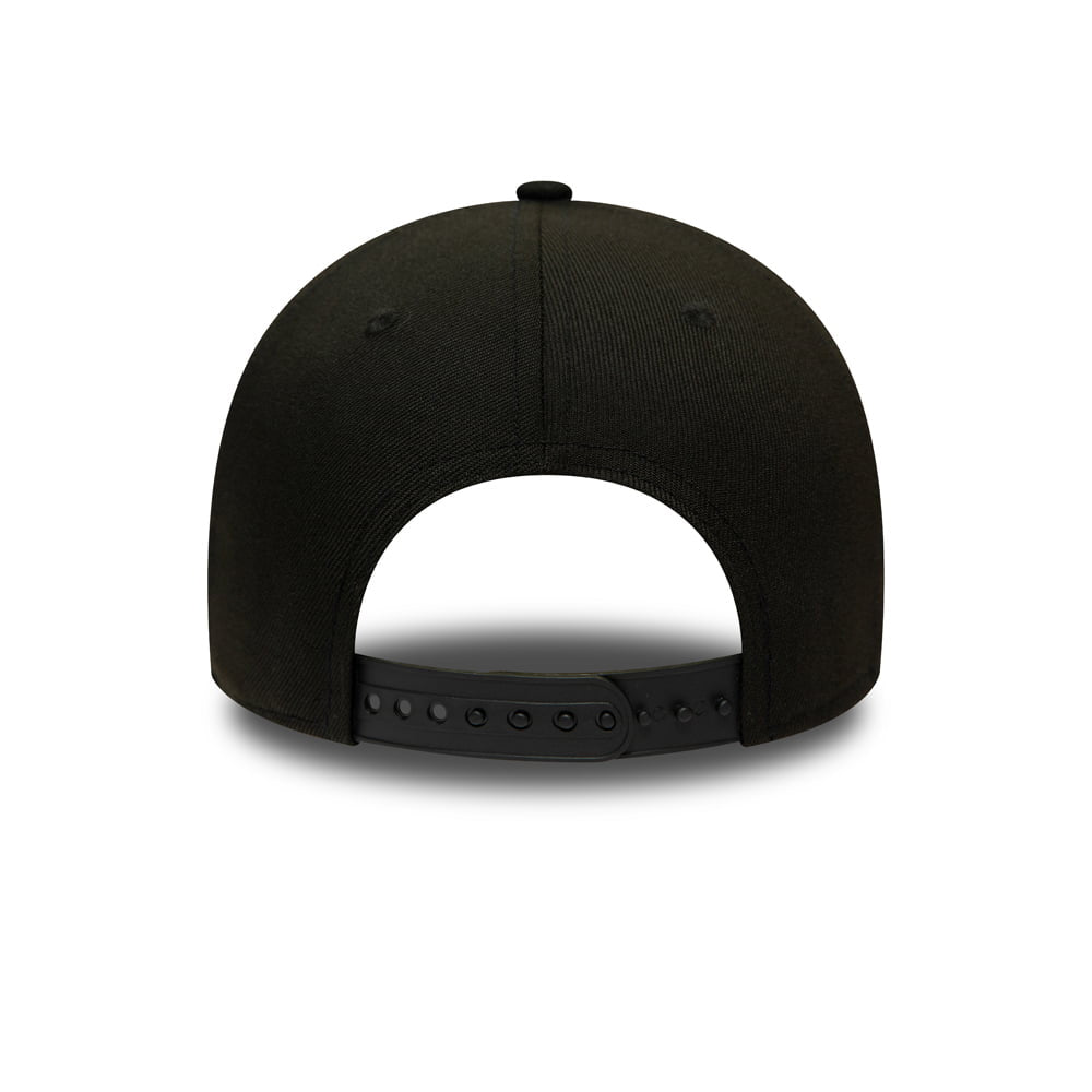 Gorra de béisbol 9FORTY NBA Pop Logo de New Era - Negro-Azul