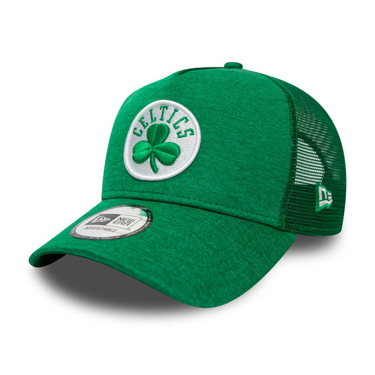 Gorra Trucker 9FORTY A-Frame NBA Shadow Tech Boston Celtics de New Era - Verde