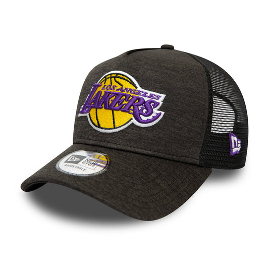 Gorra Trucker 9FORTY A-Frame NBA Shadow Tech L.A. Lakers de New Era - Negro