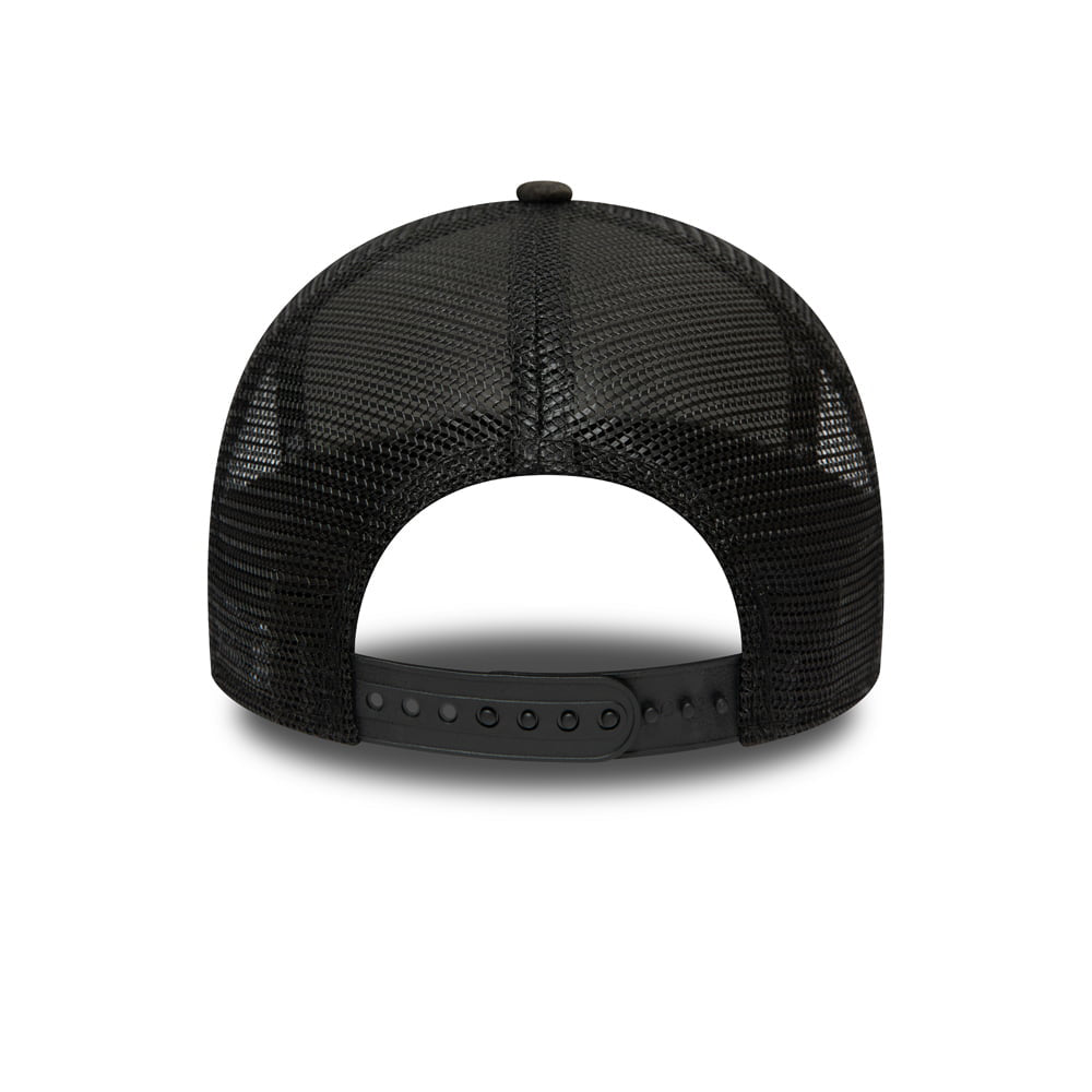 Gorra Trucker 9FORTY A-Frame NBA Shadow Tech L.A. Lakers de New Era - Negro