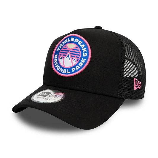 Gorra Trucker 9FORTY A-Frame de New Era - Negro