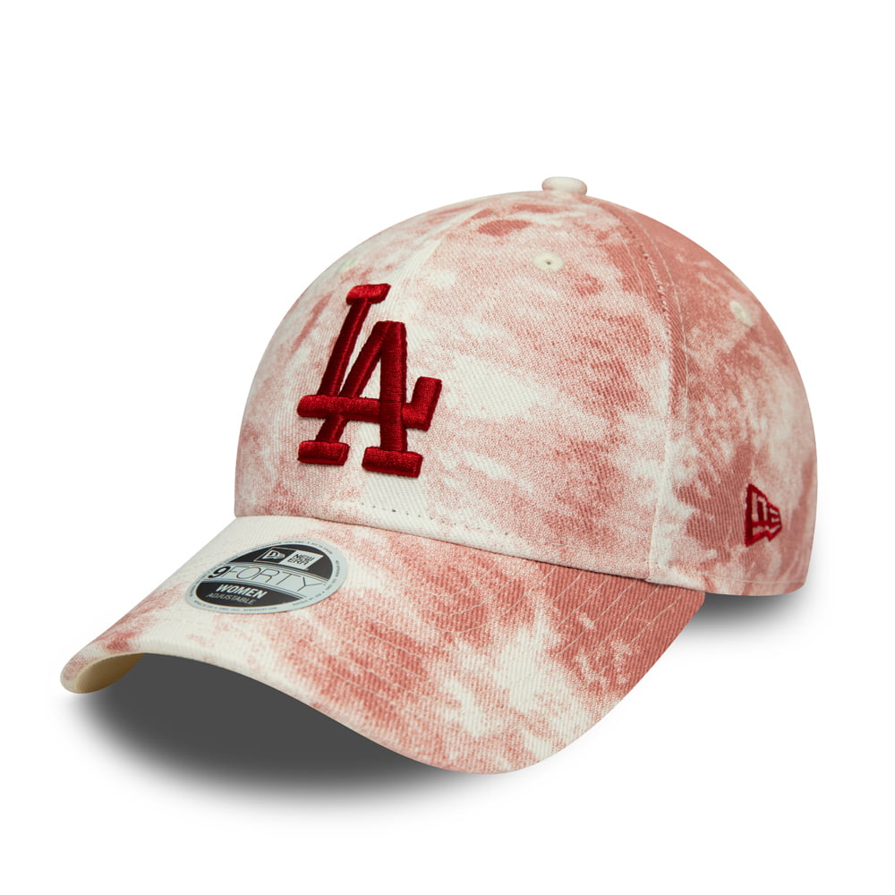 Gorra de béisbol mujeres 9FORTY MLB Denim Colour L.A. Dodgers de New Era - Rojo Cardenal