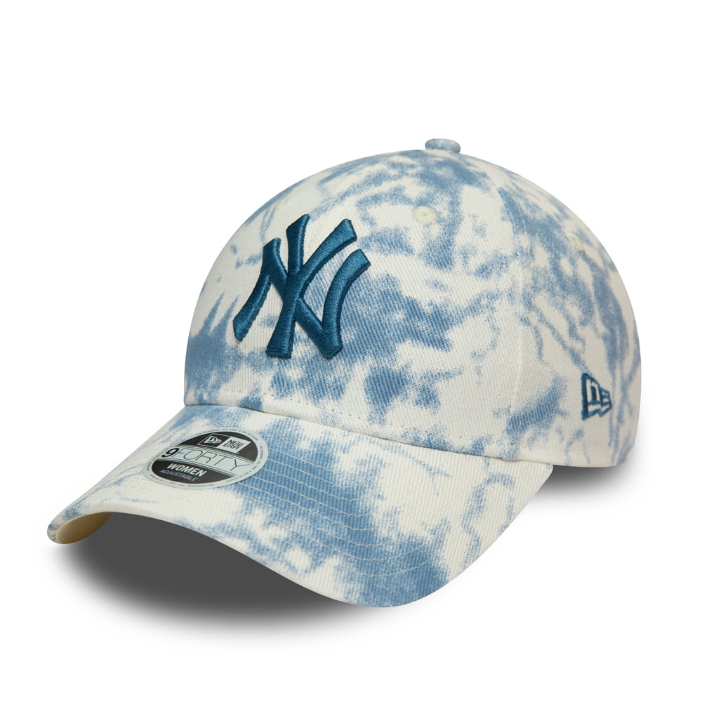 Gorra de béisbol mujeres 9FORTY MLB Denim Colours II New York Yankees de New Era - Azul Cielo