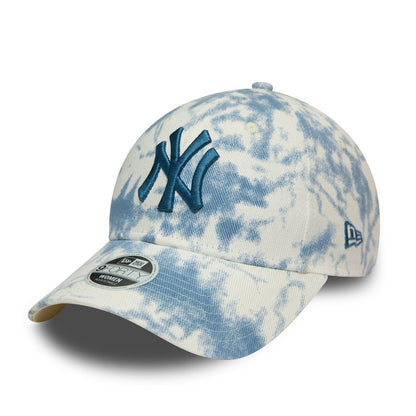 Gorra de béisbol mujeres 9FORTY MLB Denim Colours II New York Yankees de New Era - Azul Cielo
