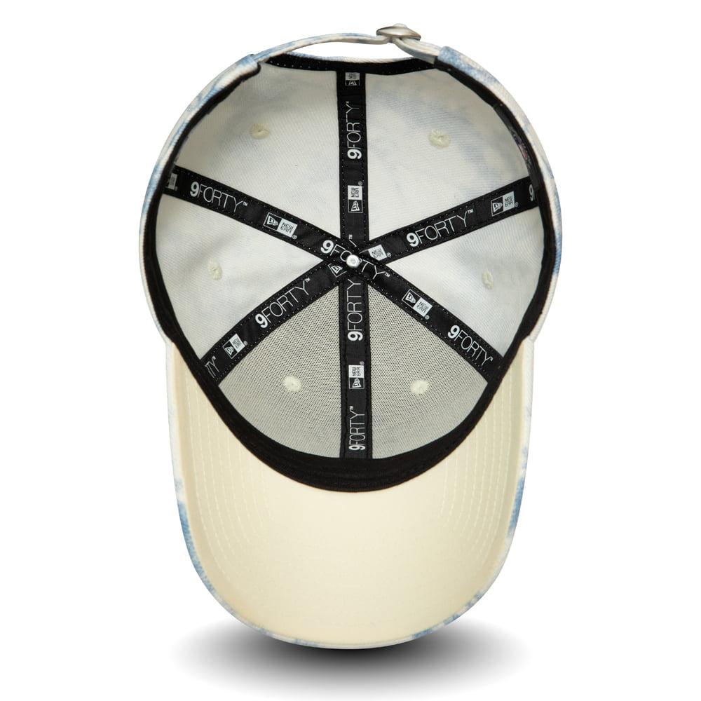 Gorra de béisbol mujeres 9FORTY MLB Denim Colours II New York Yankees de New Era - Azul Cielo