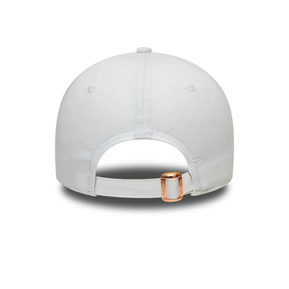 Gorra de béisbol mujeres 9FORTY MLB Metallic New York Yankees de New Era - Blanco-Cobrizo