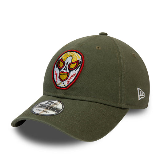 Gorra de béisbol 9FORTY Minor League Reading Fightin Phils de New Era - Verde Oliva