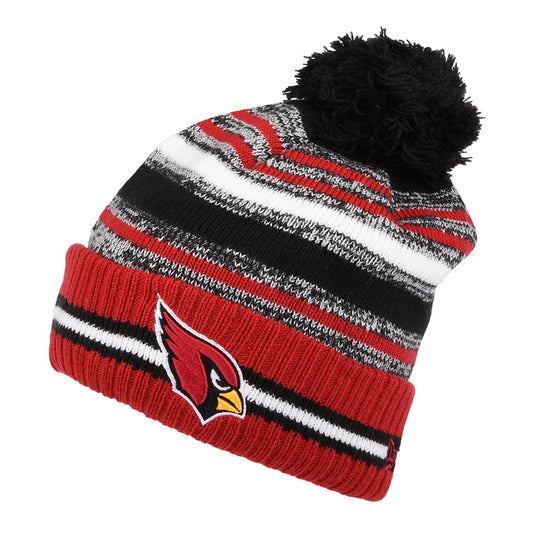 Gorro con pompón NFL Sport Knit OTC Arizona Cardinals de New Era - Rojo Cardenal-Negro