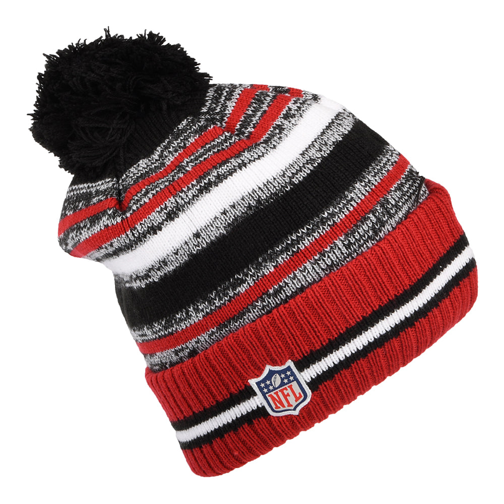 Gorro con pompón NFL Sport Knit OTC Arizona Cardinals de New Era - Rojo Cardenal-Negro