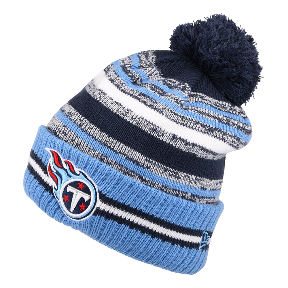 Gorro con pompón NFL Sport Knit OTC - Tennessee Titans de New Era - Azul