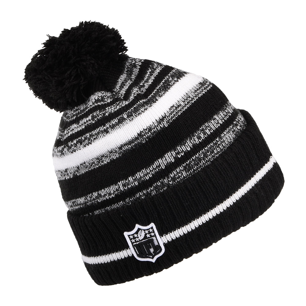 Gorro con pompón NFL Sport Knit - Cincinnati Bengals de New Era - Negro-Blanco