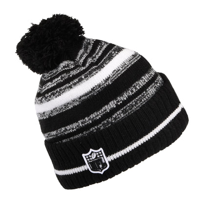 Gorro con pompón NFL Sport Knit - Cincinnati Bengals de New Era - Negro-Blanco
