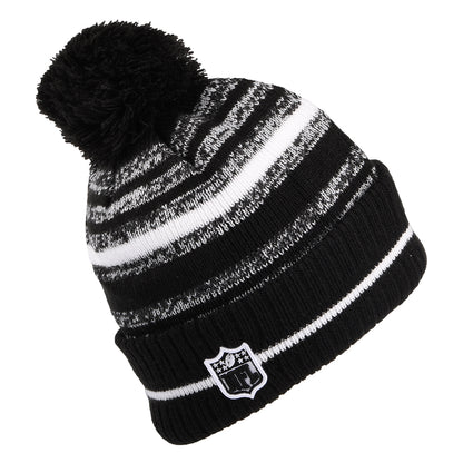 Gorro con pompón NFL Sport Knit Tampa Bay Buccaneers de New Era - Negro-Blanco