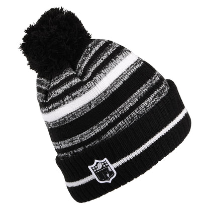 Gorro con pompón NFL Sport Knit - Washington Football Team de New Era - Negro-Blanco