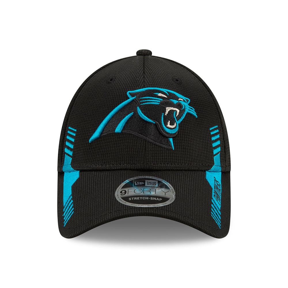 Gorra de béisbol 9FORTY Stretch Snap NFL Sideline Home Carolina Panthers de New Era - Negro-Azul