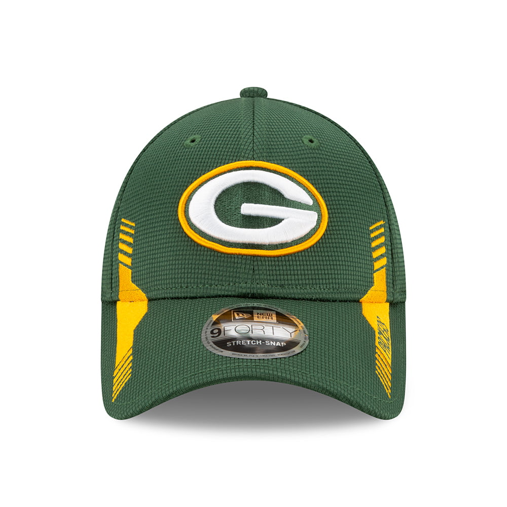 Gorra de béisbol 9FORTY NFL Sideline Home Green Bay Packers de New Era - Dorado