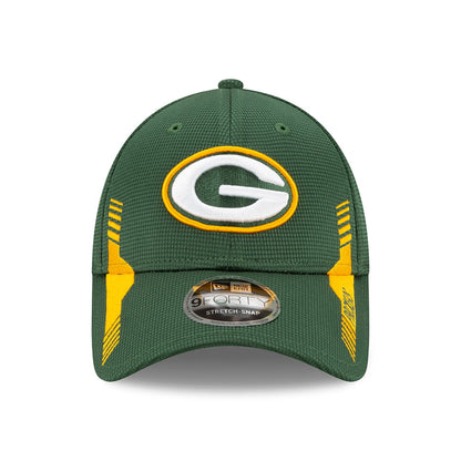 Gorra de béisbol 9FORTY NFL Sideline Home Green Bay Packers de New Era - Dorado