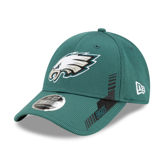 Gorra de béisbol 9FORTY Sideline Home Philadelphia Eagles de New Era - Negro-Verde Medianoche