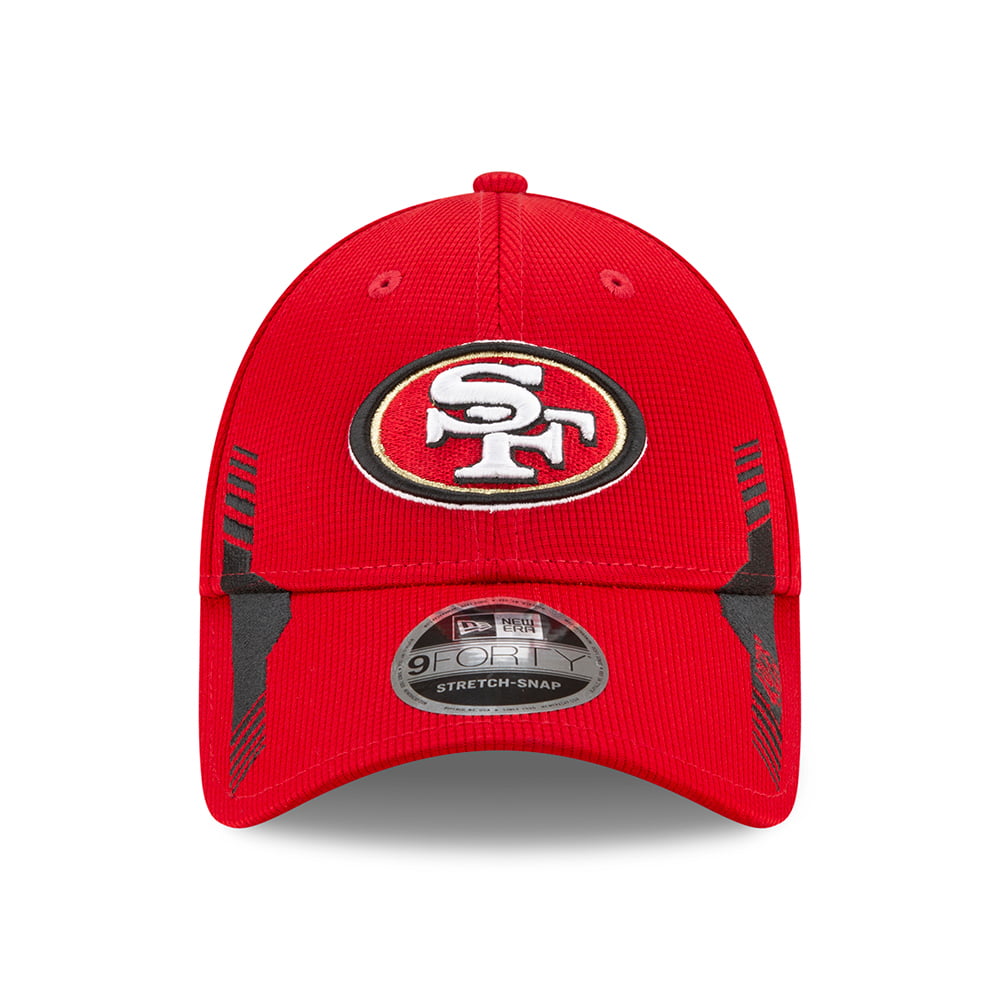 Gorra de béisbol 9FORTY NFL Sideline Home San Francisco 49ers de New Era - Rojo-Negro