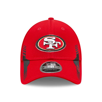 Gorra de béisbol 9FORTY NFL Sideline Home San Francisco 49ers de New Era - Rojo-Negro