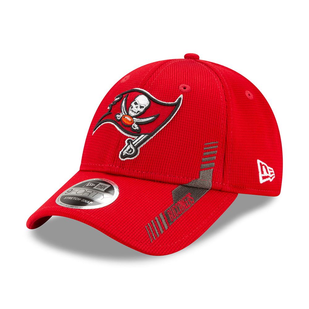 Gorra de béisbol 9FORTY Snap NFL Sideline Home Tampa Bay Buccaneers de New Era - Rojo-Negro