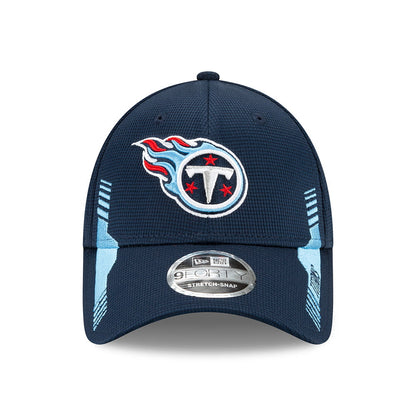 Gorra de béisbol 9FORTY Stretch Snap NFL Sideline Home Tennessee Titans de New Era - Azul