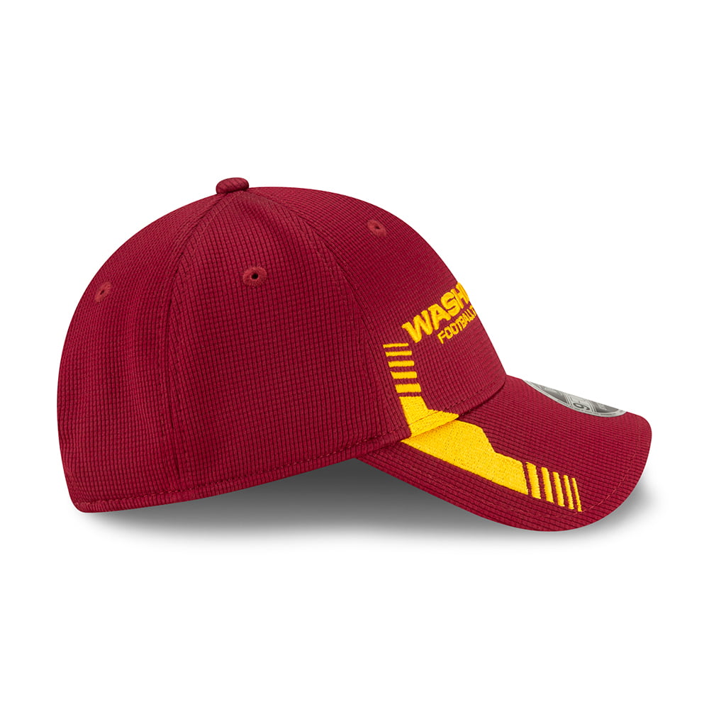 Gorra de béisbol 9FORTY Stretch Snap NFL Sideline Home Washington Football Team de New Era - Burdeos-Dorado