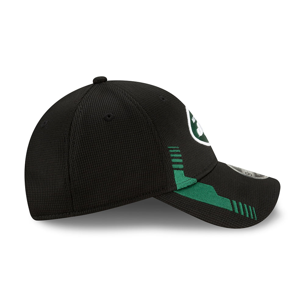 Gorra de béisbol 9FORTY Stretch Snap NFL Sideline Home New York Jets de New Era - Negro-Verde