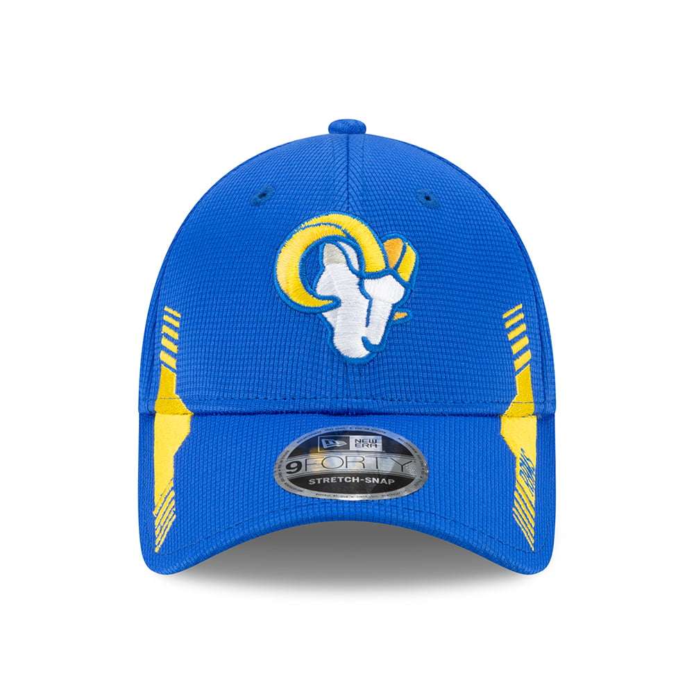 Gorra de béisbol 9FORTY Sideline Home Los Angeles Rams de New Era - Azul Real-Dorado