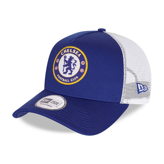 Gorra Trucker 9FORTY A-Frame Chelsea FC de New Era - Azul-Blanco