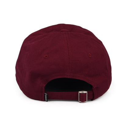Gorra de béisbol Tip Off de algodón de Converse - Burdeos Oscuro