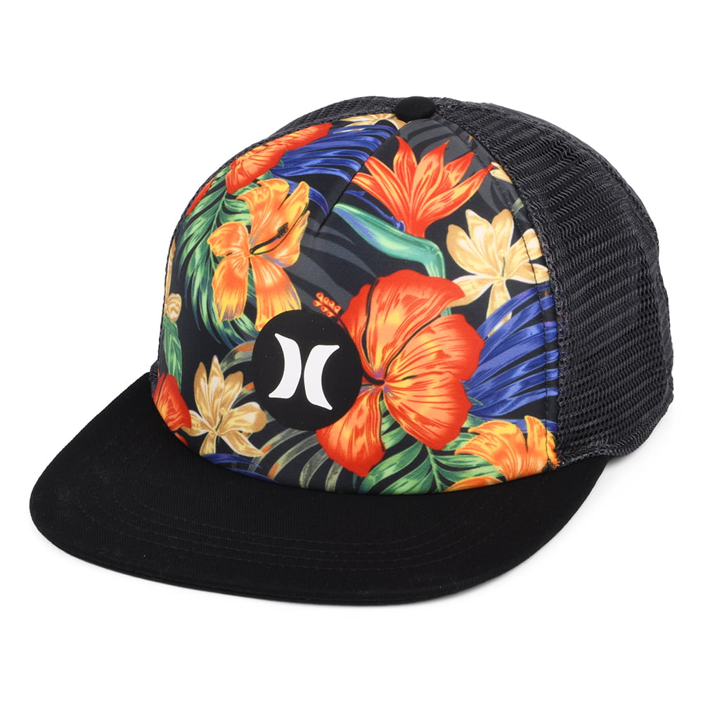 Gorra Trucker Balboa de Hurley - Negro-Floral
