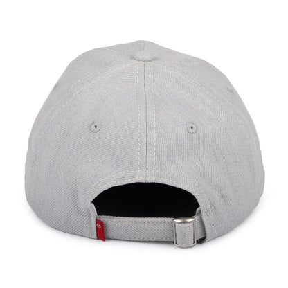 Gorra de béisbol de Vaquero reciclago con etiqueta lisa de Levi's - Azul Claro