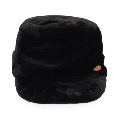 Gorra militar Dulxe de piel sintética de Barts - Negro