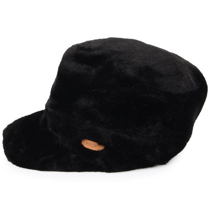 Gorra militar Dulxe de piel sintética de Barts - Negro