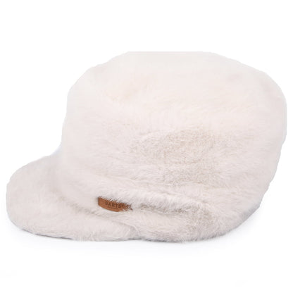 Gorra militar Dulxe de piel sintética de Barts - Crema