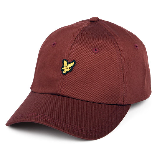 Gorra de béisbol Vintage de Lyle & Scott - Rojo Óxido
