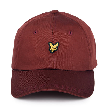 Gorra de béisbol Vintage de Lyle & Scott - Rojo Óxido