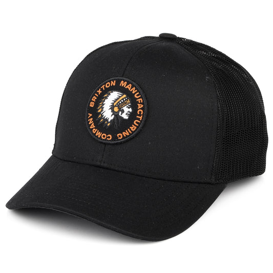 Gorra Trucker Rival Stamp NetPlus MP de Brixton - Negro