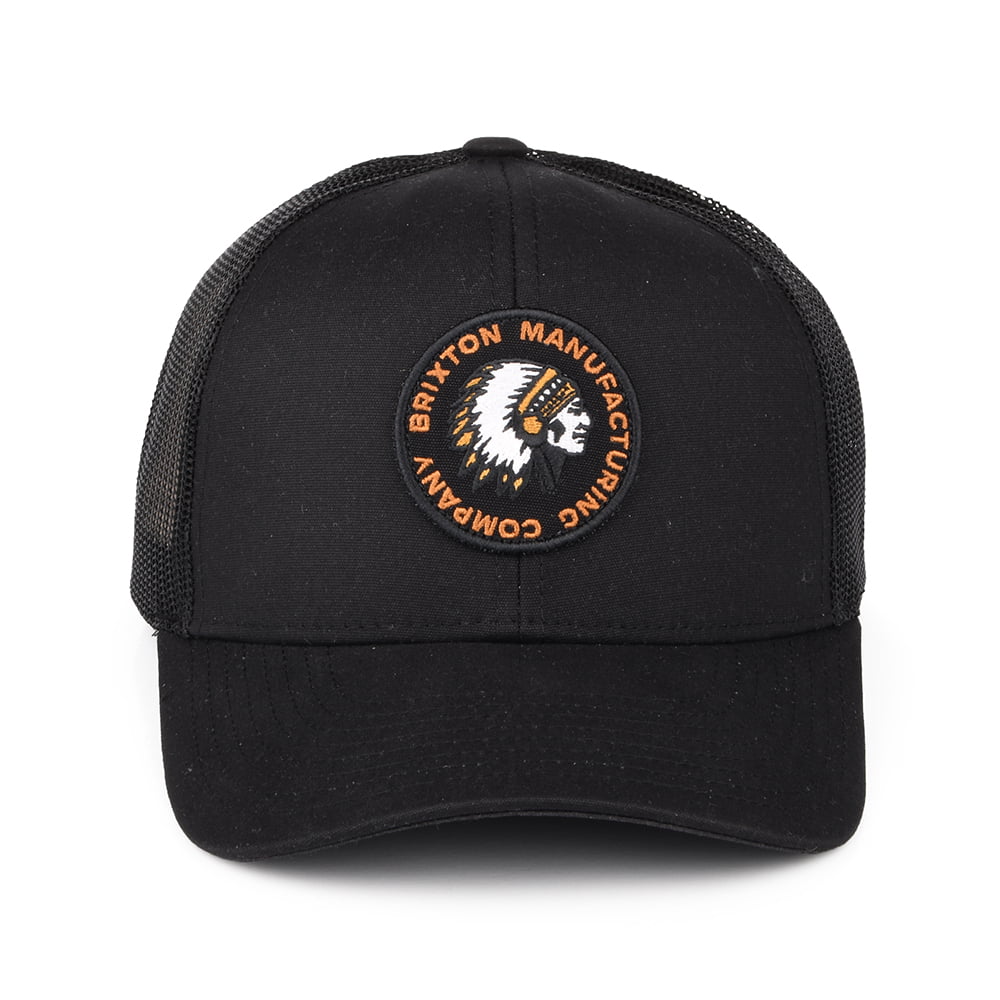 Gorra Trucker Rival Stamp NetPlus MP de Brixton - Negro