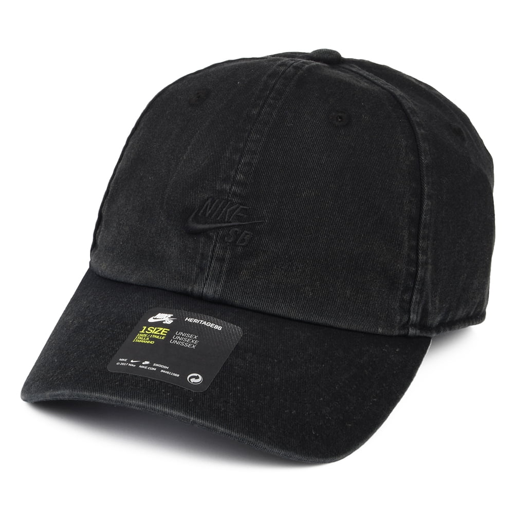 Gorra de béisbol H86 efecto lavado de Nike SB - Negro