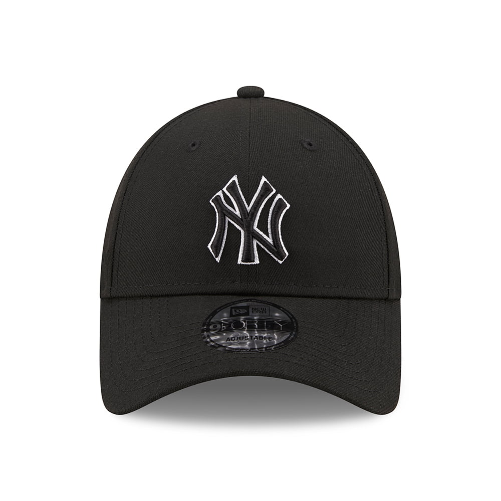 Gorra de béisbol 9FORTY MLB Pop Outline New York Yankees de New Era - Negro