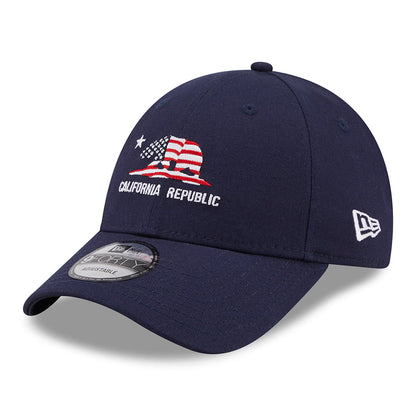 Gorra de béisbol 9FORTY US State California de New Era - Azul oscuro