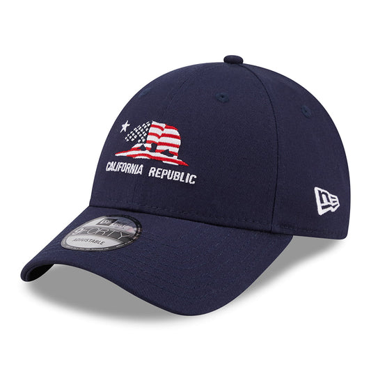 Gorra de béisbol 9FORTY US State California de New Era - Azul oscuro