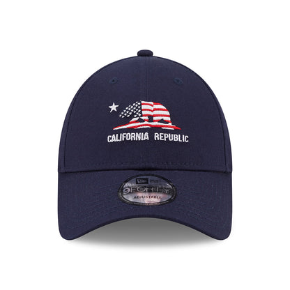 Gorra de béisbol 9FORTY US State California de New Era - Azul oscuro
