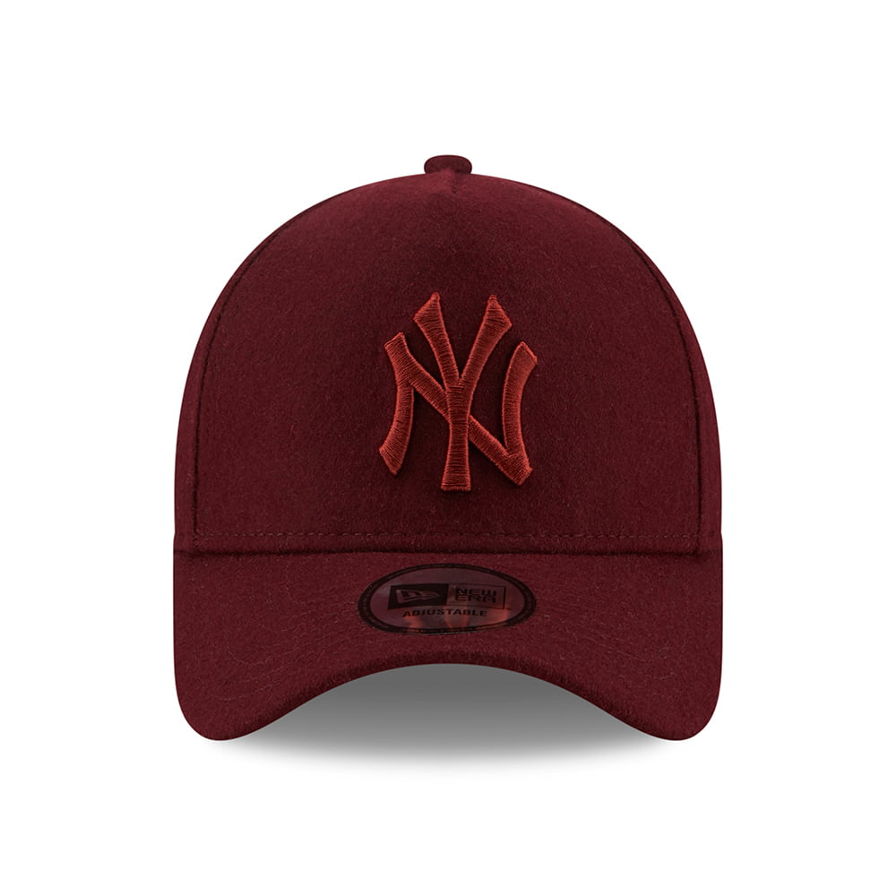 Gorra de béisbol 9FORTY MLB Melton E-Frame New York Yankees de New Era - Granate
