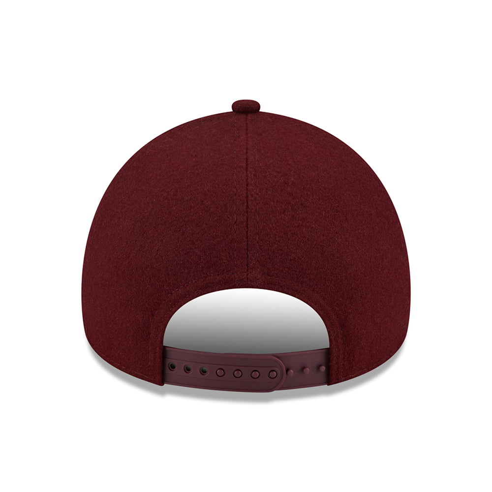 Gorra de béisbol 9FORTY MLB Melton E-Frame New York Yankees de New Era - Granate