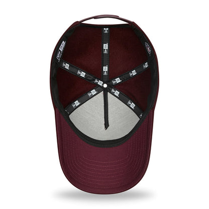 Gorra de béisbol 9FORTY MLB Melton E-Frame New York Yankees de New Era - Granate