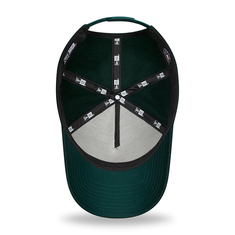 Gorra de béisbol 9FORTY MLB Melton E-Frame Oakland Athletics de New Era - Verde Oscuro
