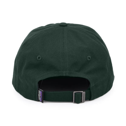 Gorra de béisbol P-6 Label de algodón orgánico de Patagonia - Verde Oscuro